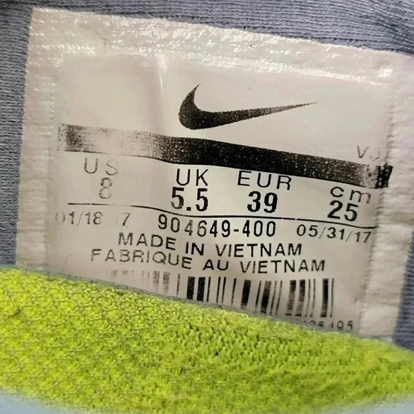 Nike Free TR 7 Armory Blue AMP Running Shoes - 8 - Picture 9 of 10